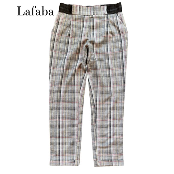Lafaba Pants - Lafaba Plaid Pull On Pants Size 8